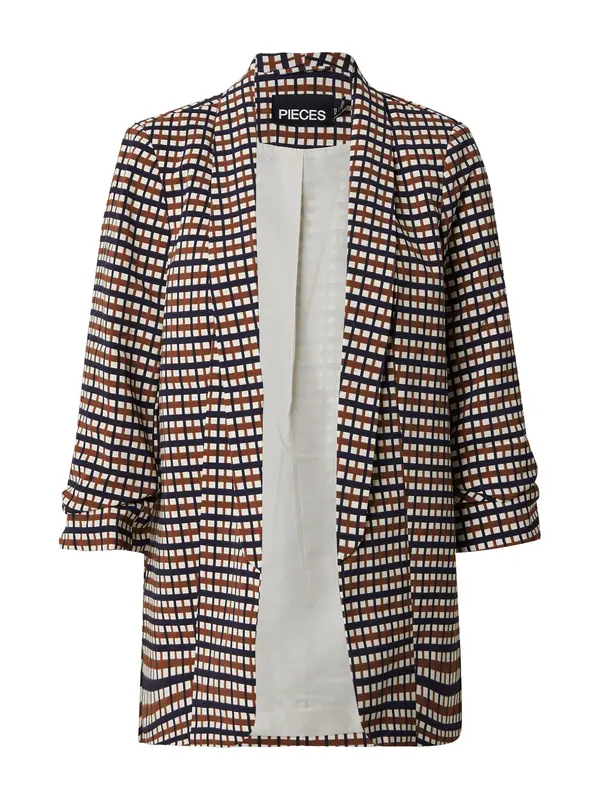 PIECES PIECES Blazer 'PCBOSS'  temno modra / rjasto rjava / bela