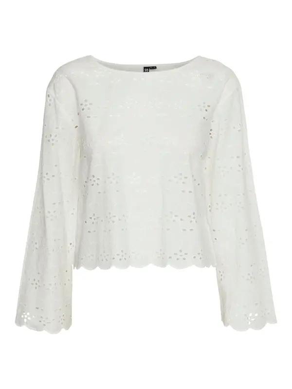 PIECES PIECES Bluza 'Armorine'  bela