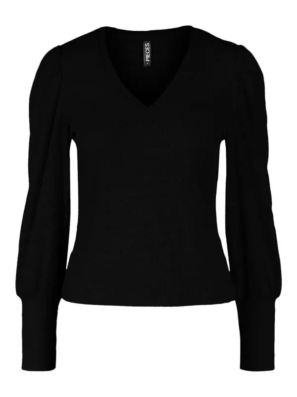 PIECES PIECES Bluza 'Christy'  črna