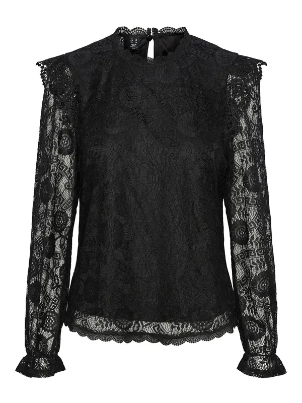 PIECES PIECES Bluza  črna