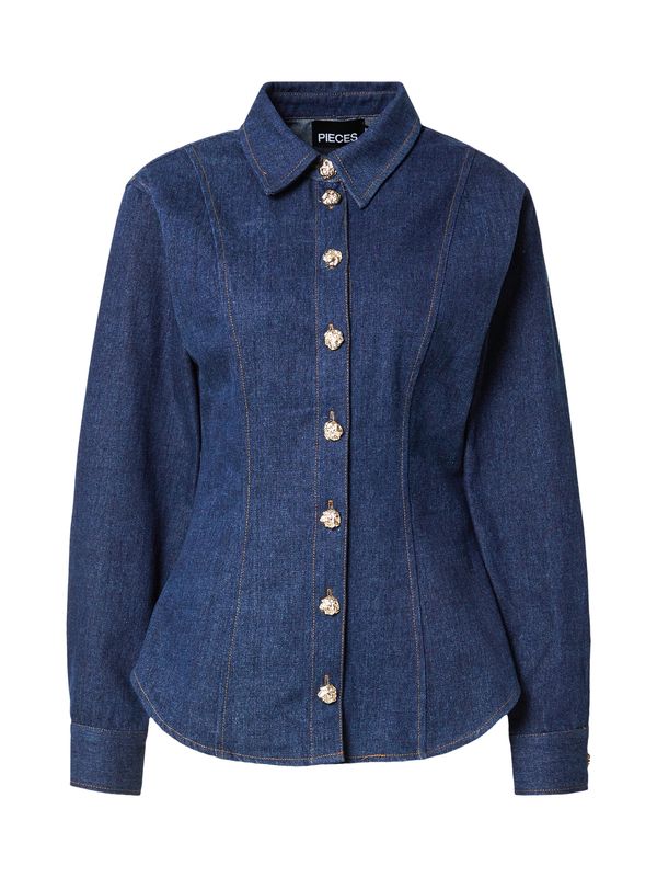 PIECES PIECES Bluza 'PCFABIA'  marine