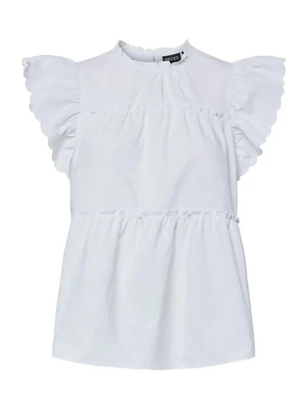 PIECES PIECES Bluza 'PCJilla'  bela