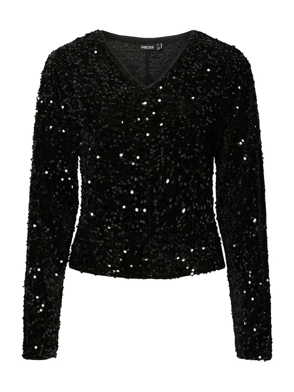 PIECES PIECES Bluza 'PCKam'  črna