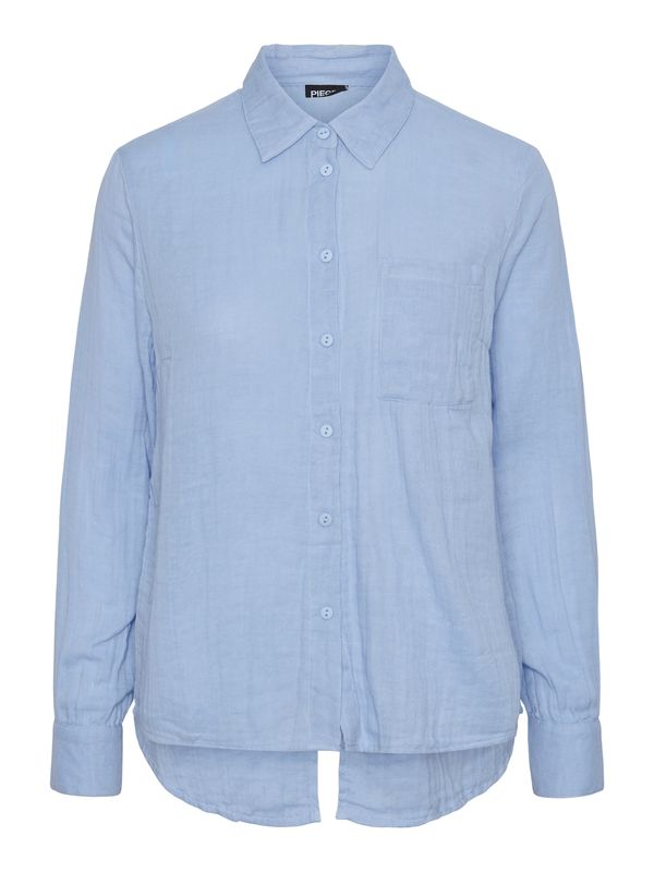 PIECES PIECES Bluza 'PCKAPPEL'  svetlo modra