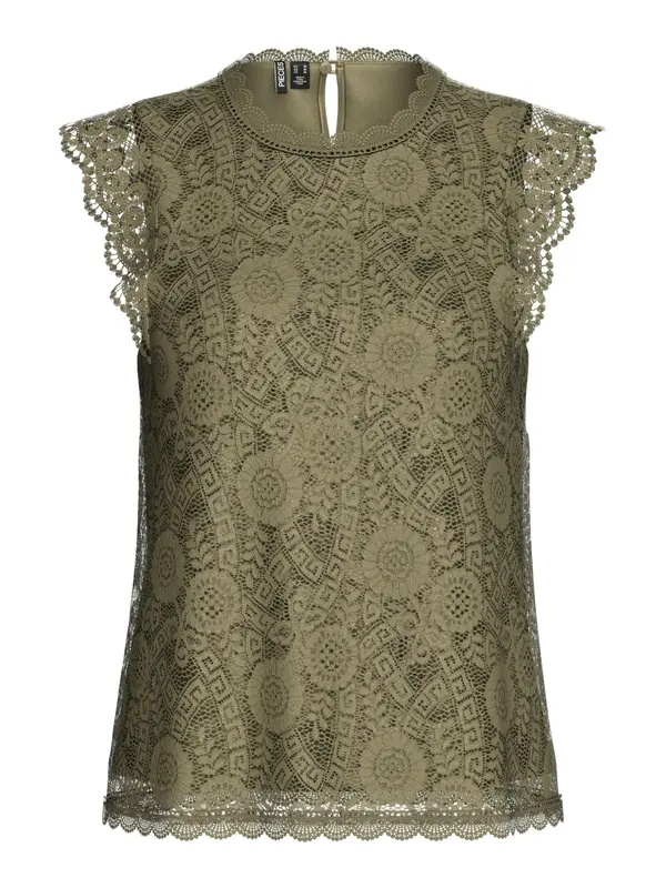 PIECES PIECES Bluza 'PCOlline'  kaki