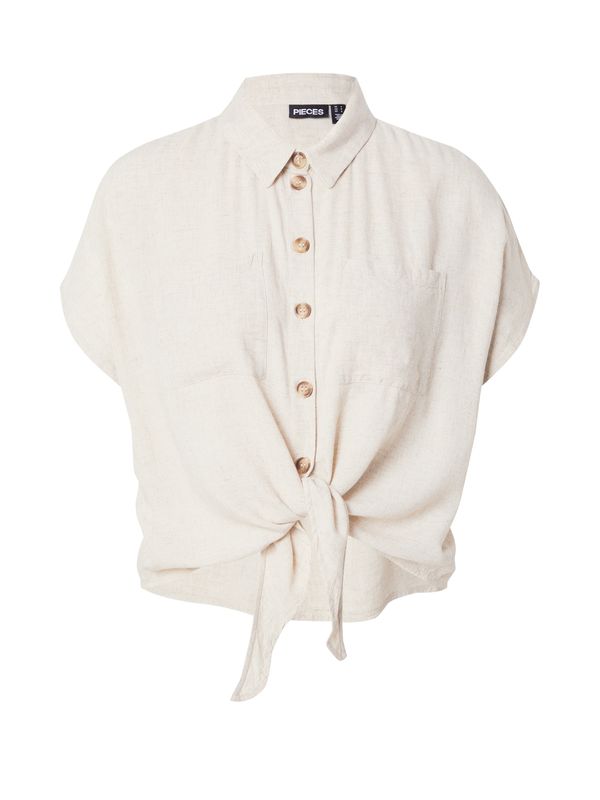 PIECES PIECES Bluza 'PCPIA'  ecru