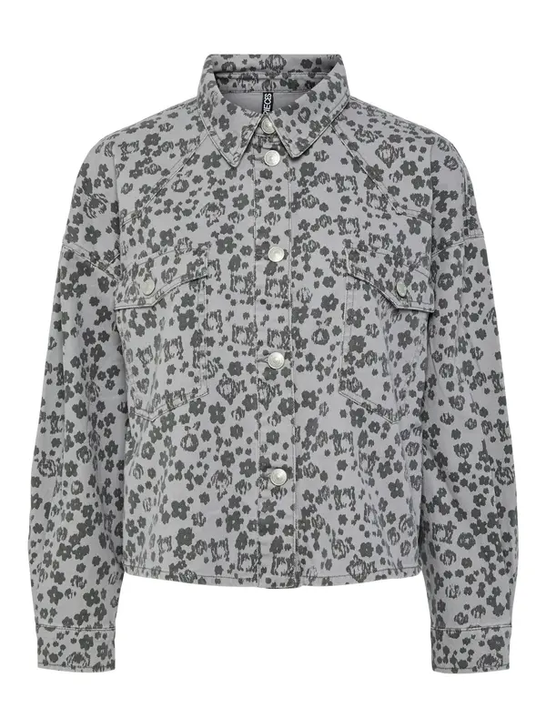 PIECES PIECES Bluza 'PCPortia'  siva / temno siva