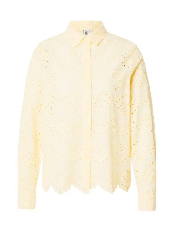 PIECES PIECES Bluza 'PCVILDE'  pastelno rumena