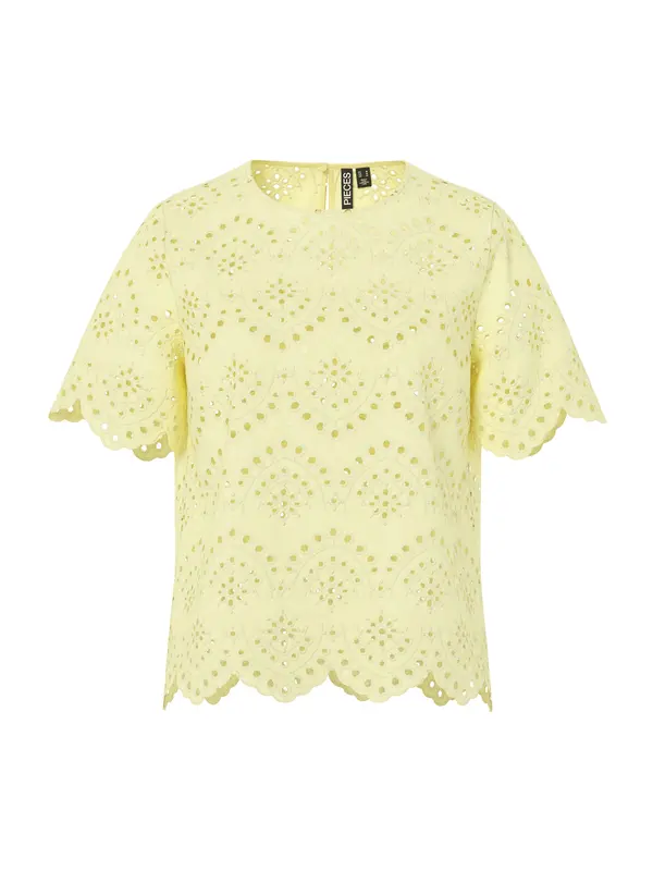 PIECES PIECES Bluza 'PCVilde'  rumena