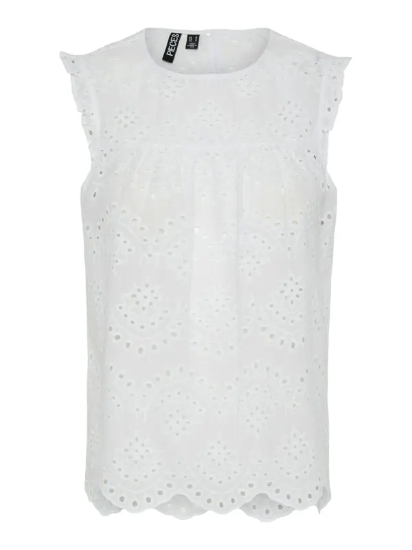 PIECES PIECES Bluza 'Vilde'  bela