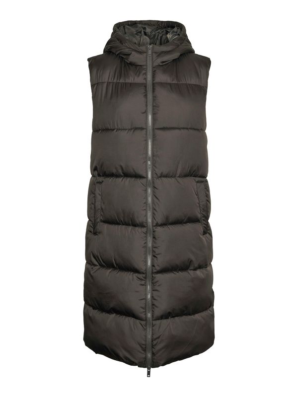 PIECES PIECES Brezrokavnik 'PCBee'  temno siva