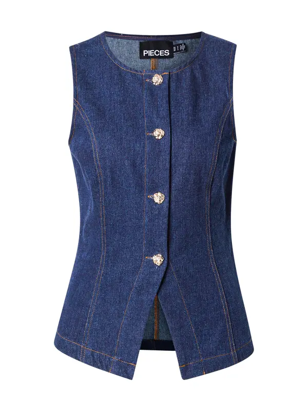 PIECES PIECES Brezrokavnik 'PCFABIA'  moder denim