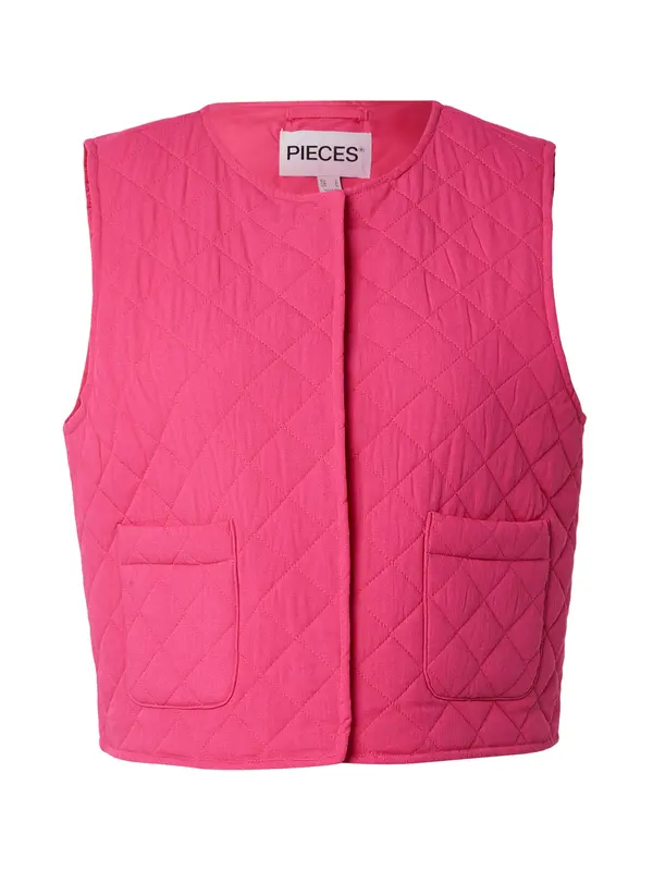 PIECES PIECES Brezrokavnik 'PCSARIA'  fuksija