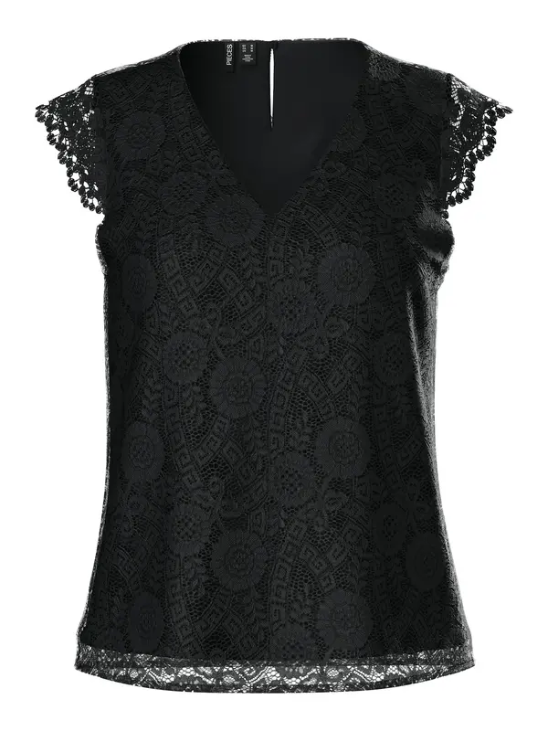 PIECES Curve PIECES Curve Bluza 'PCOLLINE'  črna
