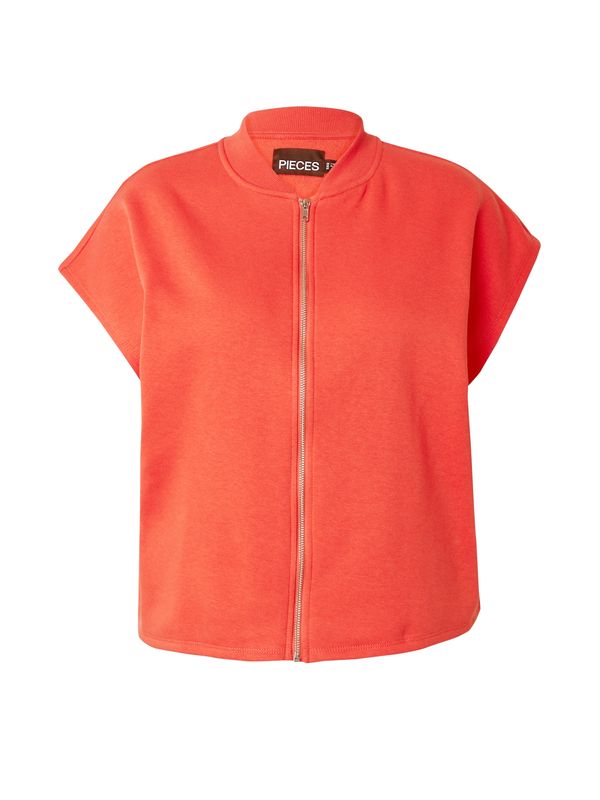 PIECES Curve PIECES Curve Brezrokavnik 'PCCHILLI'  oranžno rdeča