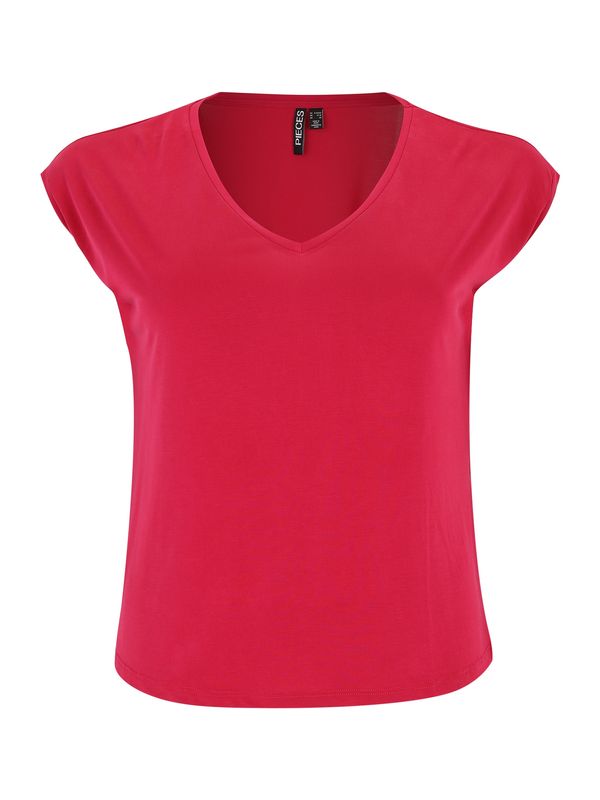 PIECES Curve PIECES Curve Majica 'PCKAMALA'  češnjevo rdeča