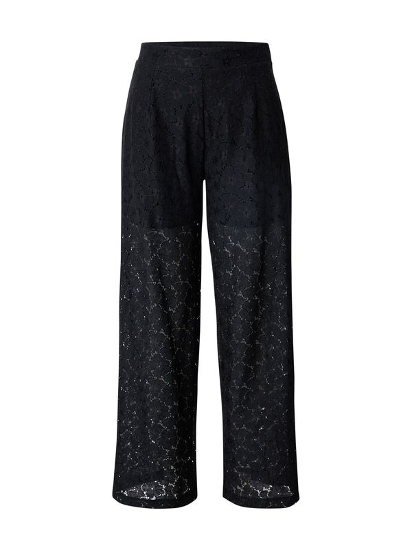 PIECES PIECES Hlače 'PCRanessa'  črna