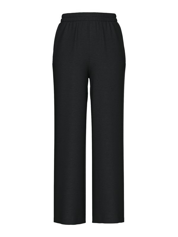 PIECES PIECES Hlače 'PCTIFFANY'  črna