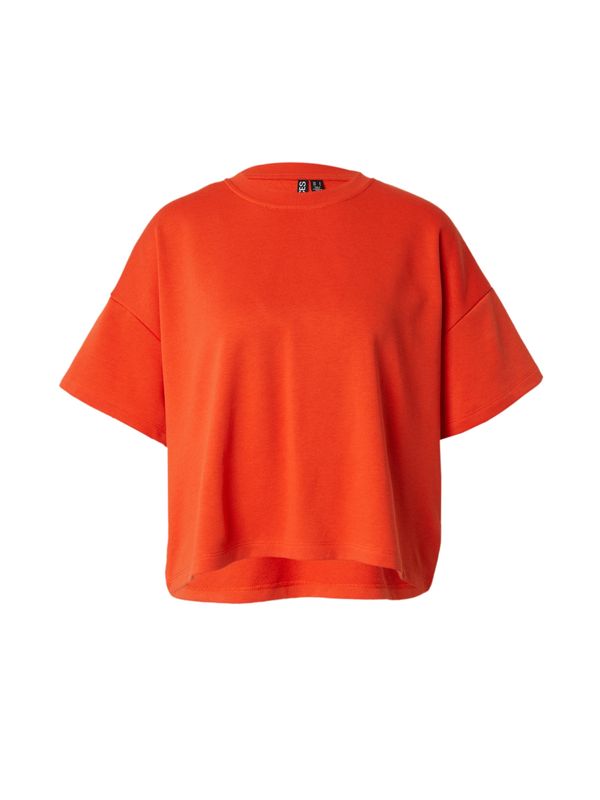 PIECES PIECES Majica 'CHILLI'  oranžno rdeča