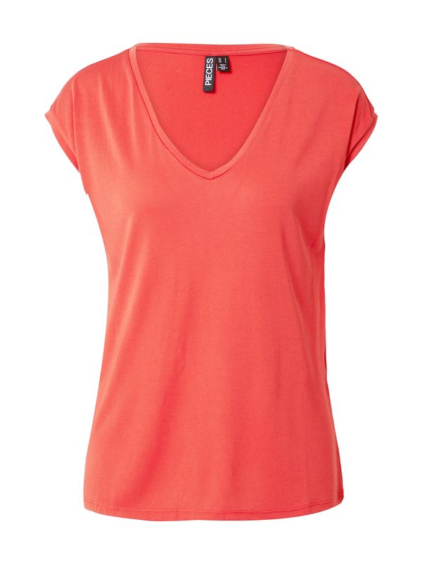 PIECES PIECES Majica 'KAMALA'  rdeča
