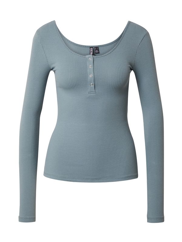 PIECES PIECES Majica 'KITTE'  golobje modra