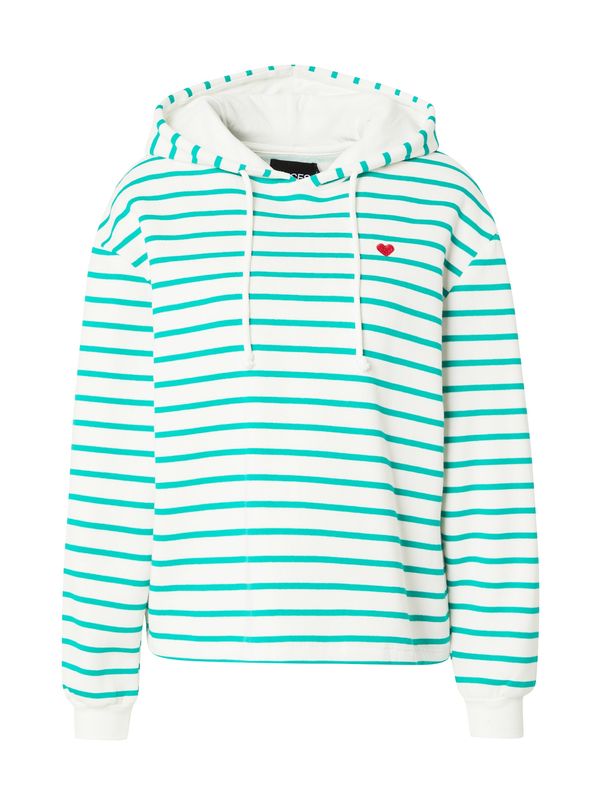 PIECES PIECES Majica 'PCCHILLI'  žad / rdeča / bela