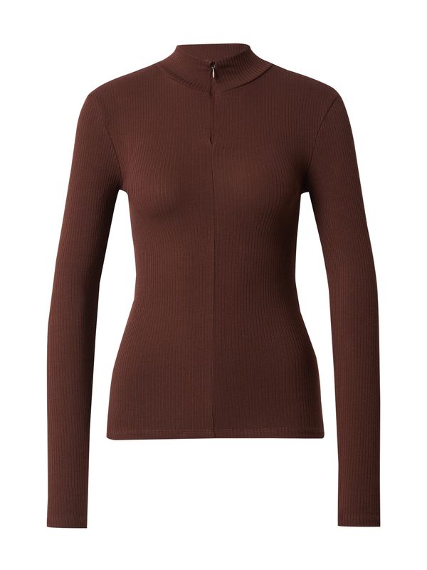 PIECES PIECES Majica 'PCKitte'  temno rjava