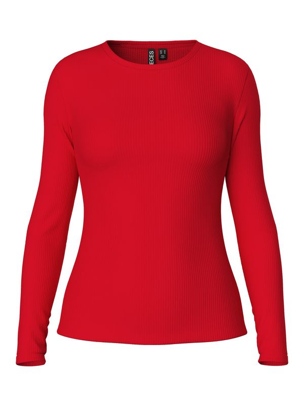 PIECES PIECES Majica 'PCRUKA'  brusnica