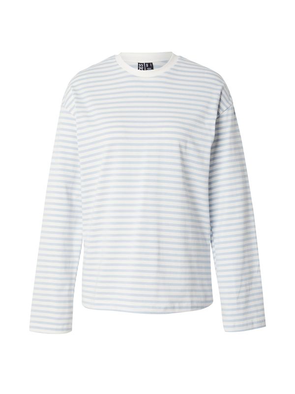 PIECES PIECES Majica 'PCSADIE'  svetlo modra / bela