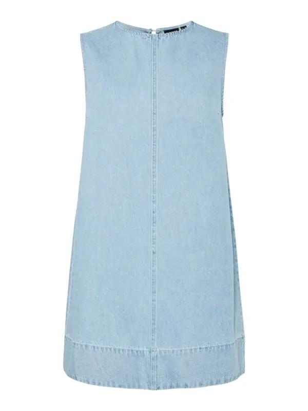 PIECES PIECES Obleka 'PCFlora'  moder denim