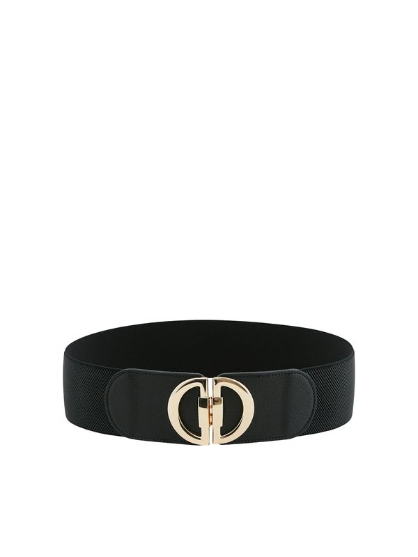 PIECES PIECES Pas 'PCZASJA'  zlata / črna