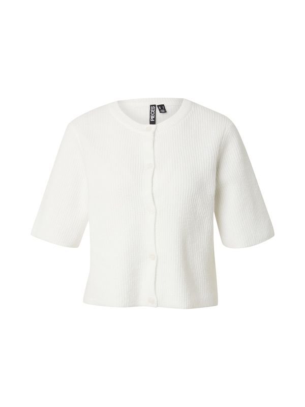 PIECES PIECES Pletena jopa  bela