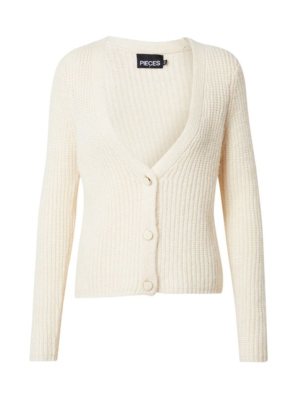 PIECES PIECES Pletena jopa  kremna