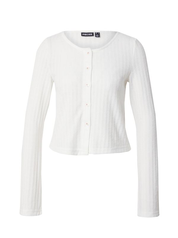 PIECES PIECES Pletena jopa 'PCSOURTNEY'  bela