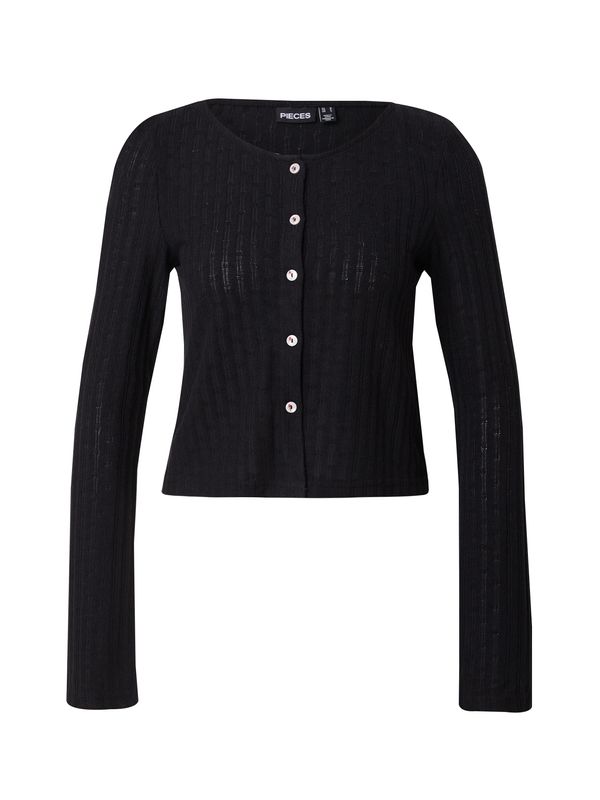 PIECES PIECES Pletena jopa 'PCSOURTNEY'  črna
