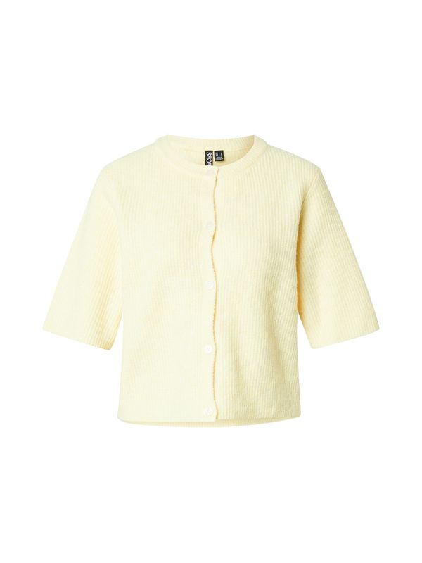 PIECES PIECES Pletena jopa  svetlo rumena