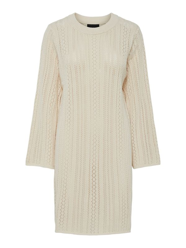 PIECES PIECES Pletena obleka 'PCNUKA'  bež