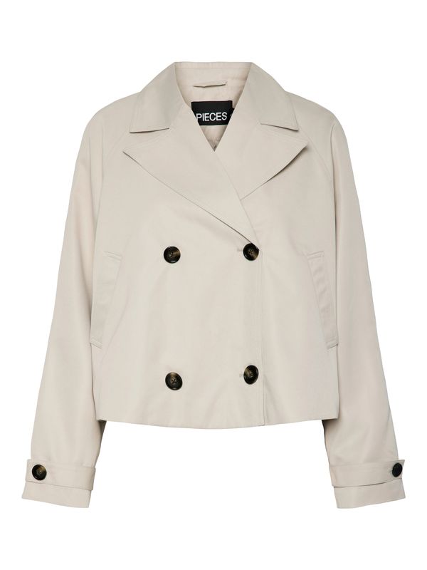 PIECES PIECES Prehoden plašč 'PCSCARLETT'  greige