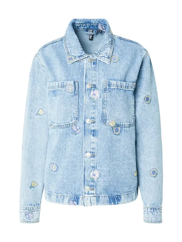 PIECES PIECES Prehodna jakna 'PCBENNIE'  moder denim
