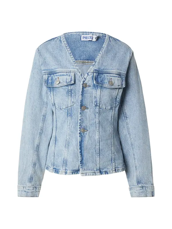 PIECES PIECES Prehodna jakna 'PCJILL'  moder denim