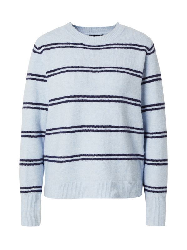 PIECES PIECES Pulover  mornarska / svetlo modra