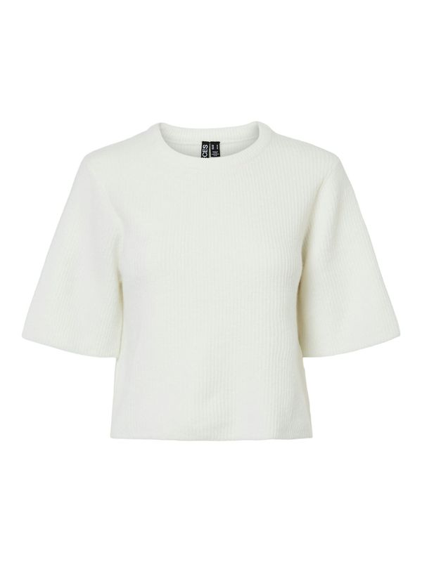 PIECES PIECES Pulover  off-bela