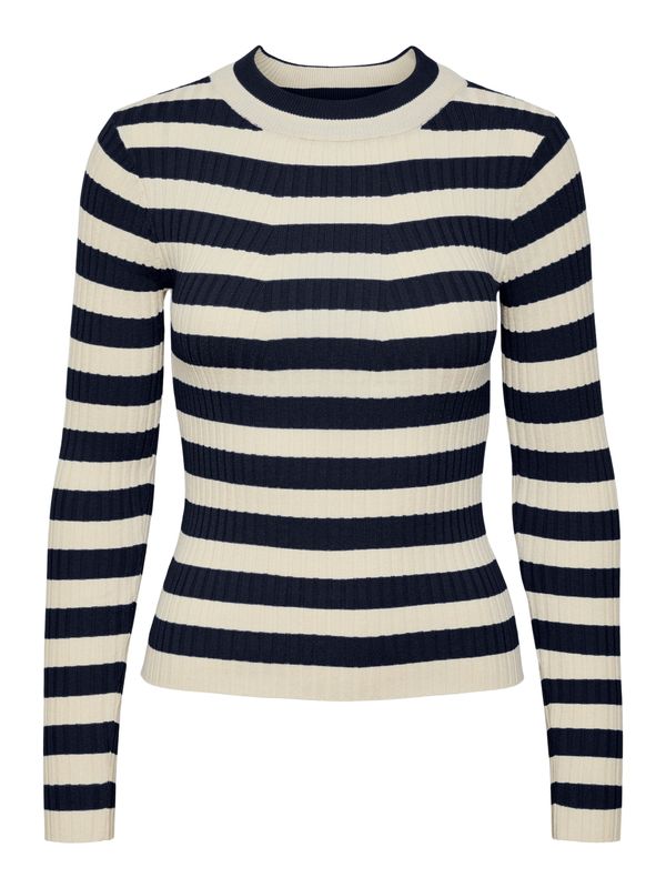 PIECES PIECES Pulover 'PCCrista'  kremna / marine