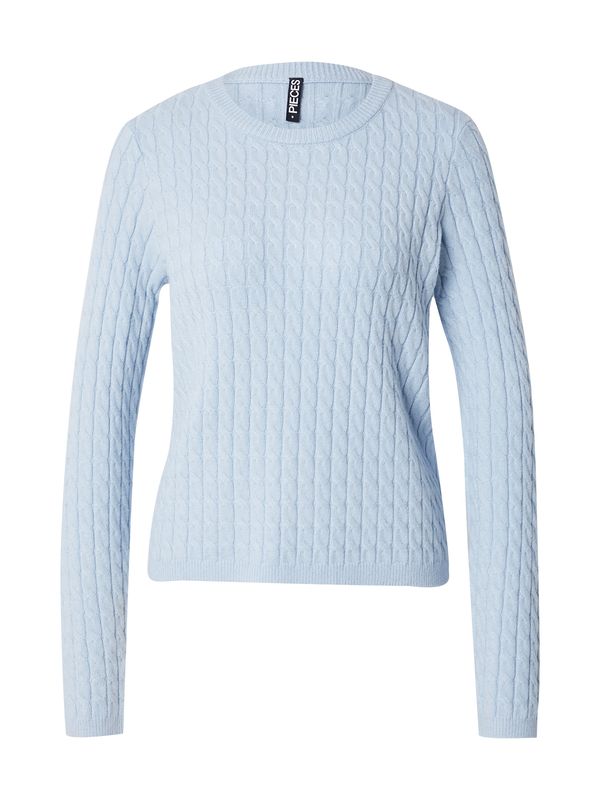 PIECES PIECES Pulover 'PCFIA'  svetlo modra