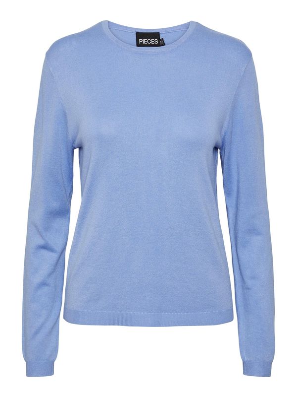 PIECES PIECES Pulover  svetlo modra