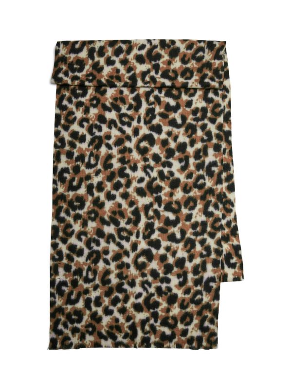 PIECES PIECES Šal 'PCJORNI'  rjava / črna / bela