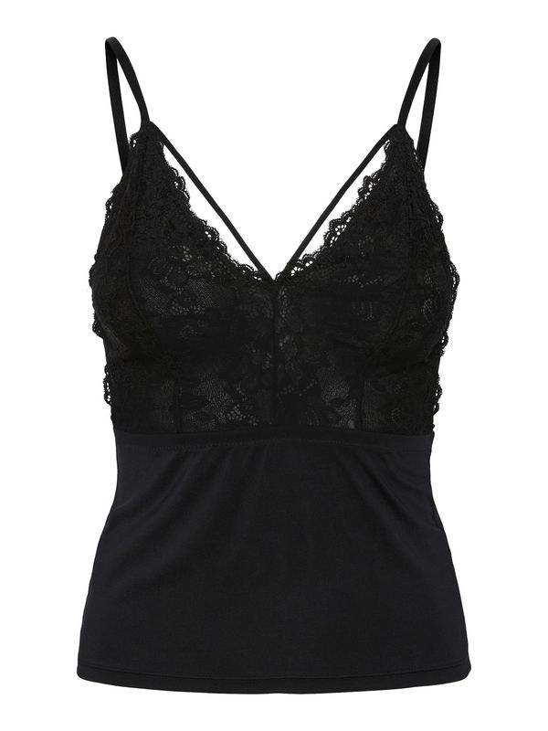 PIECES PIECES Top  črna