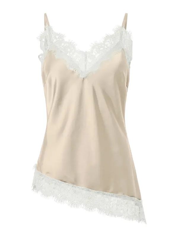 PIECES PIECES Top 'PCJESSA'  greige / bela