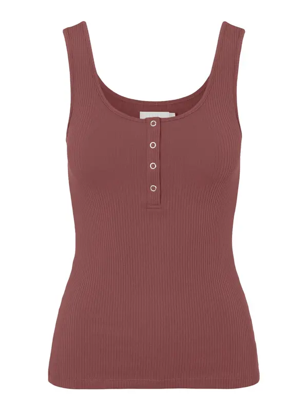 PIECES PIECES Top 'PCKitte'  kostanj rjava