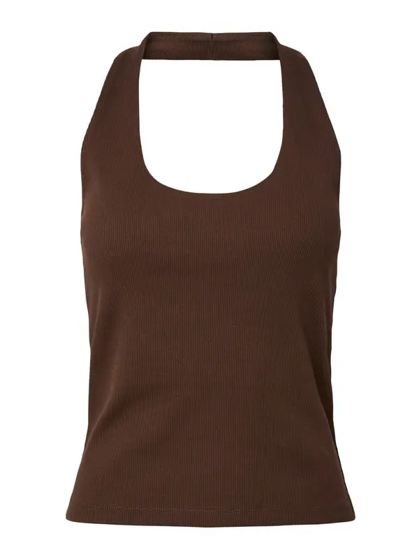 PIECES PIECES Top 'PCMay'  temno rjava